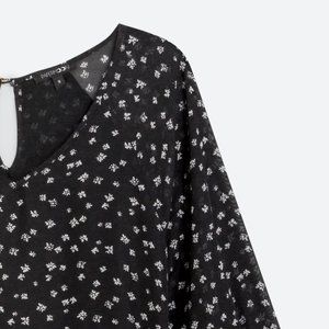 PAPERMOON Kirsta Sheer Sleeve Blouse